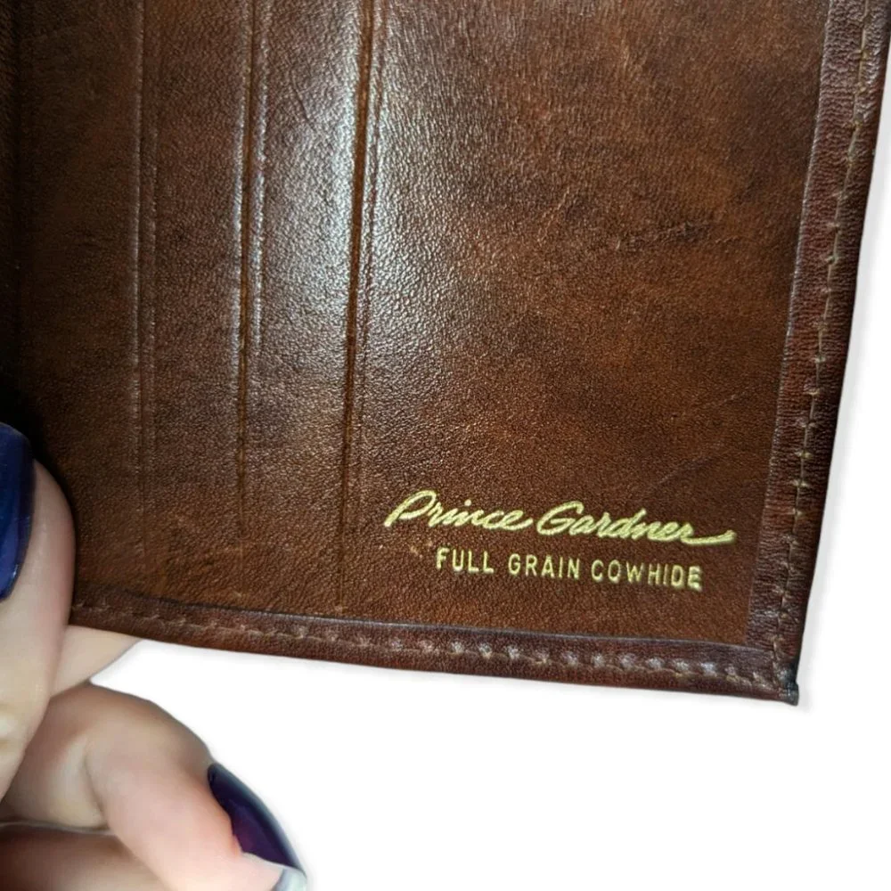 Vintage New Prince Gardner Leather Wallet